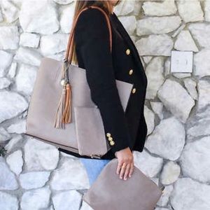 Mali + Lili Large Tote Vegan Leather